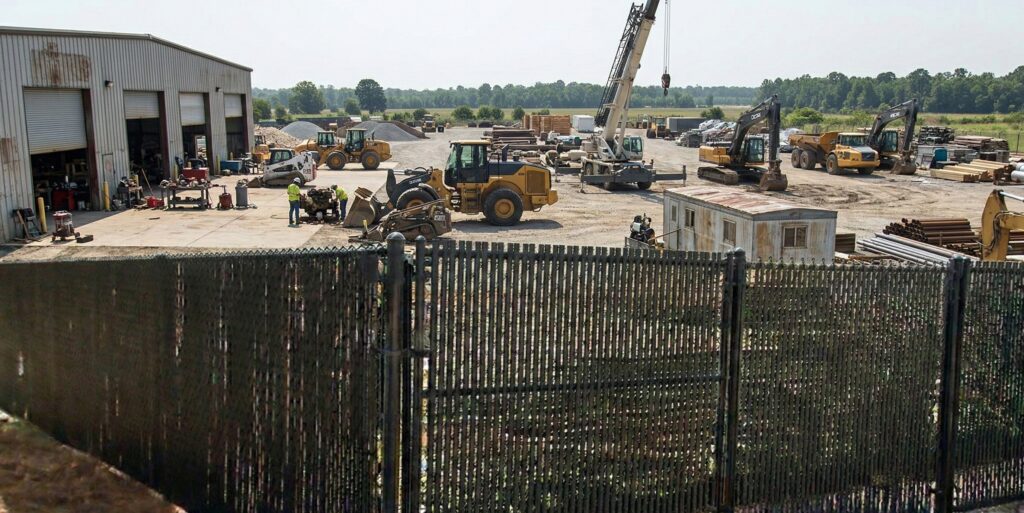 Tube Slats – Construction Site